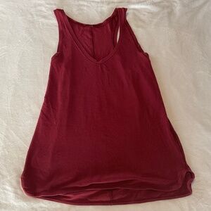 LULULEMON RED/ MAROON TANK TOP